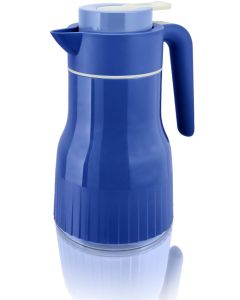Thermoskanne Plissè 1Liter von enjoy in blau